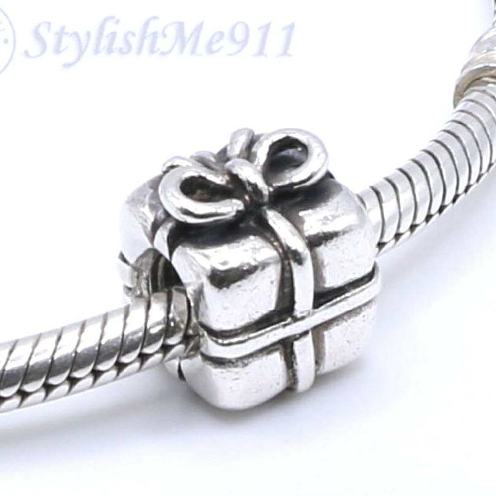 Authentic PANDORA Sterling Silver Present Charm - 790300